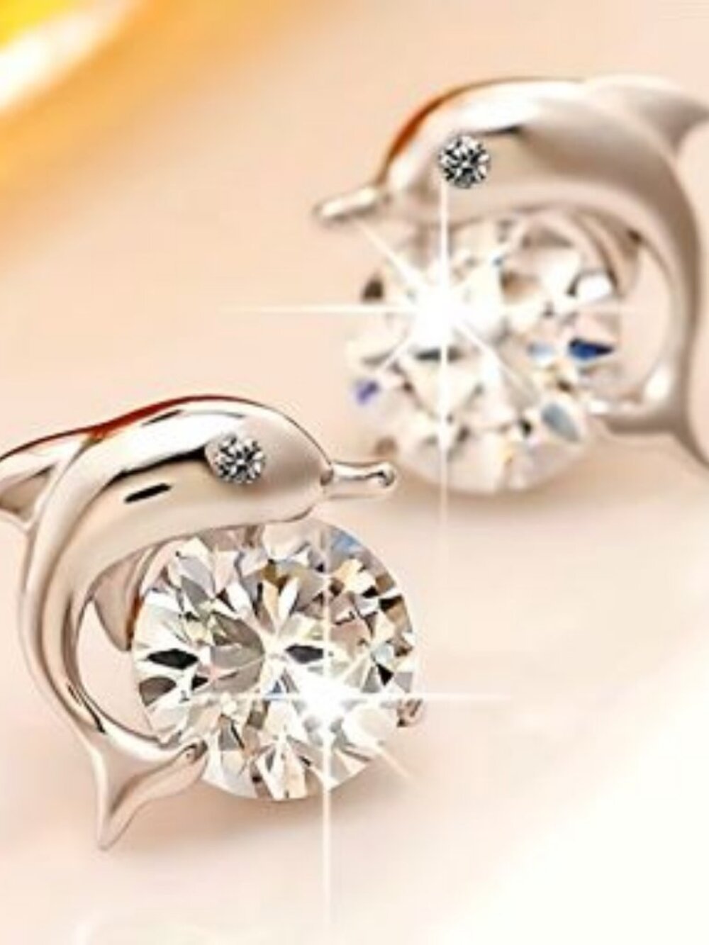 Dolphin Stud Earrings